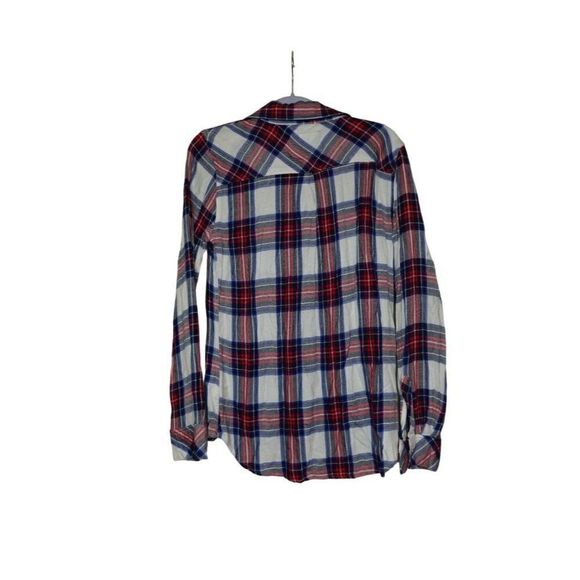 Rails Hunter Red White & Blue Plaid Shirt - Picture 2 of 7